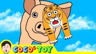 Twisted fate of farm animals｜animals name, Cartoon for children｜CoCosToy
