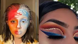 Best of the fire 🔥and ice ❄️ Challenge ~ New Makeup Compilation