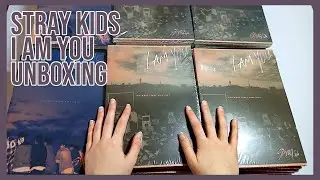 ♡ unboxing 46 copies of stray kids i am you album ♡
