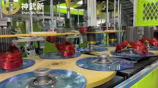 Full-automatic copper wire winding for motor