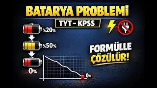 Telefon Bataryası Şarj Problemi | TYT - KPSS - AYT Matematik | Parametreli Hız Problemi