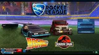 80's Cars Competing Against Other People In Rocket League