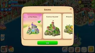 Little paris island skins | French holiday | Township Gameplay