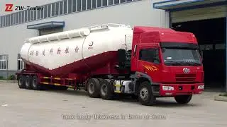 ZW Group 35m&sup3;/CBM Bulk cement semi trailer