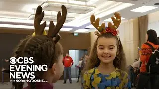 Ukraine families celebrate holiday season despite living in an active warzone