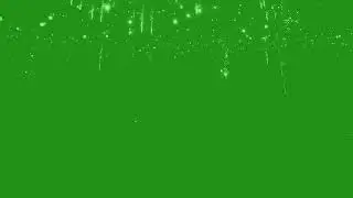 ✨Luvia de PARTICULAS luminosas pantalla verde ✨ [ Sparkles green screen ] ✨