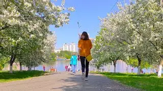 Walking in Ekaterinburg. Relaxing sunny day |4K| - Spring 2023 (May)