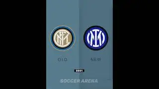 Top football clubs logo evolution 😱| football clubs logo then and now | #footballshorts #football