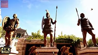 Walking in the Ancient Greek Island of Crete [ Part 2 - Assassin's Creed: Odyssey ]