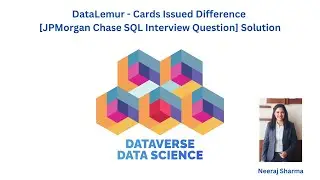 DataLemur - Cards Issued Difference [JPMorgan Chase SQL Interview Question] Solution