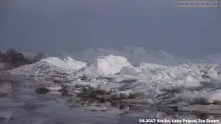 Lake Peipus, Alaj&otilde;e 2017, Ice Steam , Spring 2017, FullHd, 50p