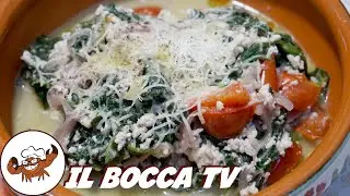 711 - Zuppa di ricotta maremmana...un grandioso toccasana! (primo di terra tipico e super gustoso)