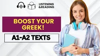 Easy Greek Stories for Beginners - A1-A2 level | Improve Your Greek Skills with Simple Texts