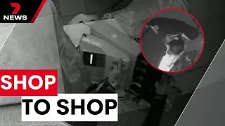Thief robs five stores in a shopping centre at Mount Annan | 7NEWS