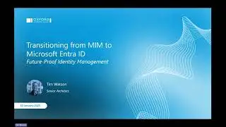 Moving from MIM to Microsoft Entra ID Governance to Future Proof Identity Management