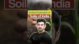 Soils of India Explained by Map Amimation! #geography #upsc #shorts