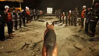 Seeing Eye Dog at 9/11 Ground Zero - Unreal Engine