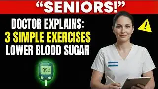 SENIORS, 3 Simple Exercises To Help Lower Blood Sugar | Doctor Explains