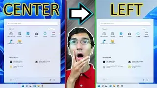 How To Change Windows 11 Taskbar Icon Alignment **EASY** (Tutorial)