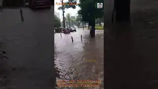 mumbai rheavy rain water logging near wadala new national market #mumbai #rain #barish #wadala