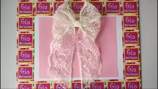 como hacer un moño de encaje #moños #moñodeencaje #moñosparaniñas #diy