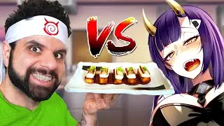 I Challenged Onigiri to a Food War!