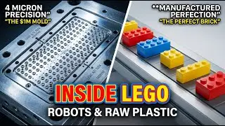 From Raw Plastic $rightarrow$ LEGO Billion-Dollar Molds & Robotic Automation.