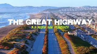 The GREAT HIGHWAY OFFICIALLY CLOSED TO TRAFFIC 3.5 miles long 4k Drone Footage#greathighway