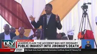 Leaders at the burial of former Lugari MP Cyrus Jirongo call for a public inquest into his death