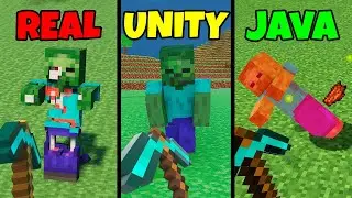 minecraft in java vs unity vs real