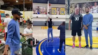 Steph Curry hits half-court shot and plays knockout with NFT holders *MUST SEE*