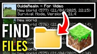 How To Find Minecraft Java World Files - Full Guide
