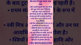 Mesh Lagna ke 5th House me Shukra ka Fal | Aries Ascendant Venus in 5th House | Jyotish