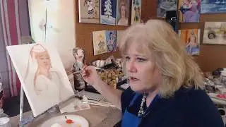 Meg Scott's Art Gallery EP 18 ~ Painting Victorian Princess