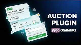 WooCommerce Auction Plugin Frontend Features  Bidding System
