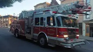 Tarrytown E80 & Lake Mohegan L10, C226,&2262 responding to a commercial alarm in Mamaroneck Village