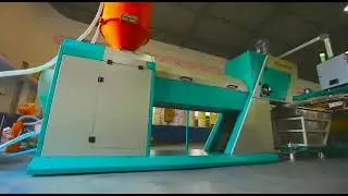 *80mm PP Danline Extrusion Plant with Online Ring Winder.* Production Capacity : 6000 Kg per Day.*
