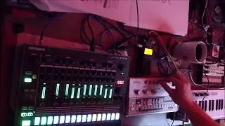 acid house jam (TR-8, TT-303, Monotron Delay)