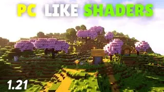 Top 3 Pc Like Shaders For Minecraft Pocket Edition 1.21 || Mcpe Shaders 1.21