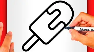 HOW TO DRAW A POPSICLE DRAWING STEP BY STEP FOR BEGINNERS (EASY AND SLOW)