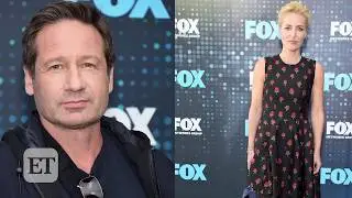 David Duchovny and Gillian Anderson Explain Their Matching Injuries Talk X-Files