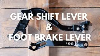 How to install Adjustable Folding Gear Shift Lever & Adjustable Foot Brake Lever on BMW F800GS 4K