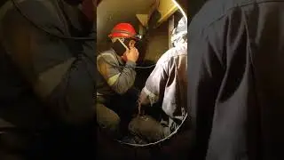 working in enclosed space area(ballast tank)