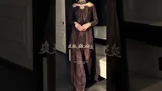 Eid Special ✨🤎 Hand Embroidery Cutwork Dress Design #haniaamir #eid #trendingshorts #embroidery #diy