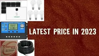 Loomsolar panel Chargecontroller |battery |ledbulb | price in 2023 #loomsolar #freeenergy #dcledbulb