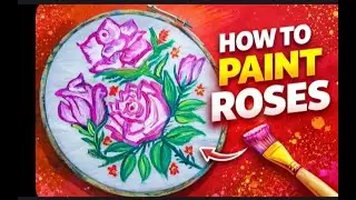 Blossoms of Grace#fabricpainting #clothpainting