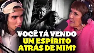 CHOCANTE! MARCIA SENSITIVA V&Ecirc; ESP&Iacute;RITOS DURANTE PODCAST AO VIVO 😨| PodcatsDelas Cortes