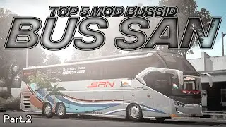 СУПЕРДЕТАЛЬНЫЙ МОД😜😋‼️ ТОП 5 НОВЕЙШИХ PO SAN SILIWANGI ANTAR NUSA BUS MOD Часть 2 СКАЧАТЬ БЕСПЛАТНО