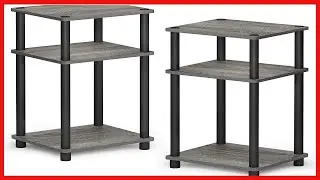 Great product -  Furinno Just 3-Tier Turn-N-Tube End Table / Side Table / Night Stand / Bedside Tabl