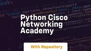 python cisco networking academy